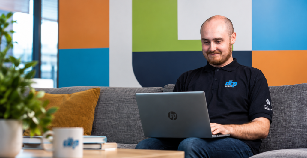 DTP Group branded office lounge
