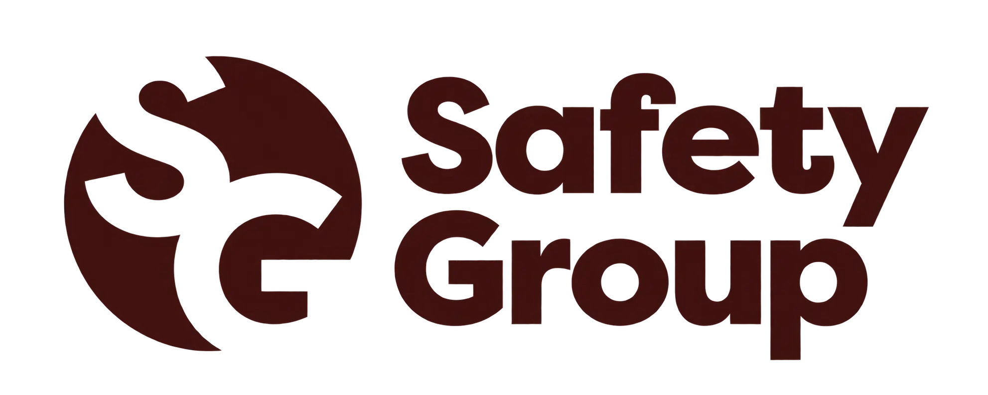 Safety Group UK Logo in burgundy